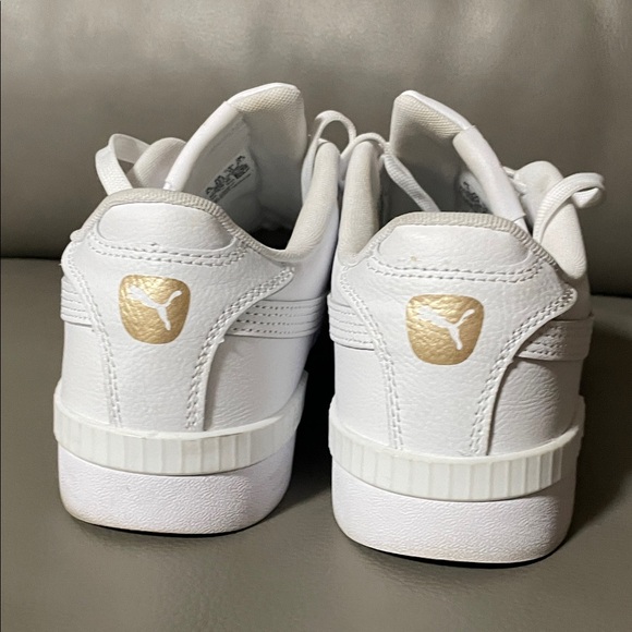 PUMA Women's Classic White Sneakers - Picture 4 of 8